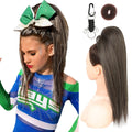 SEIKEA Cheer Ponytail Hair Piece 16in Espresso - Soft, Competition