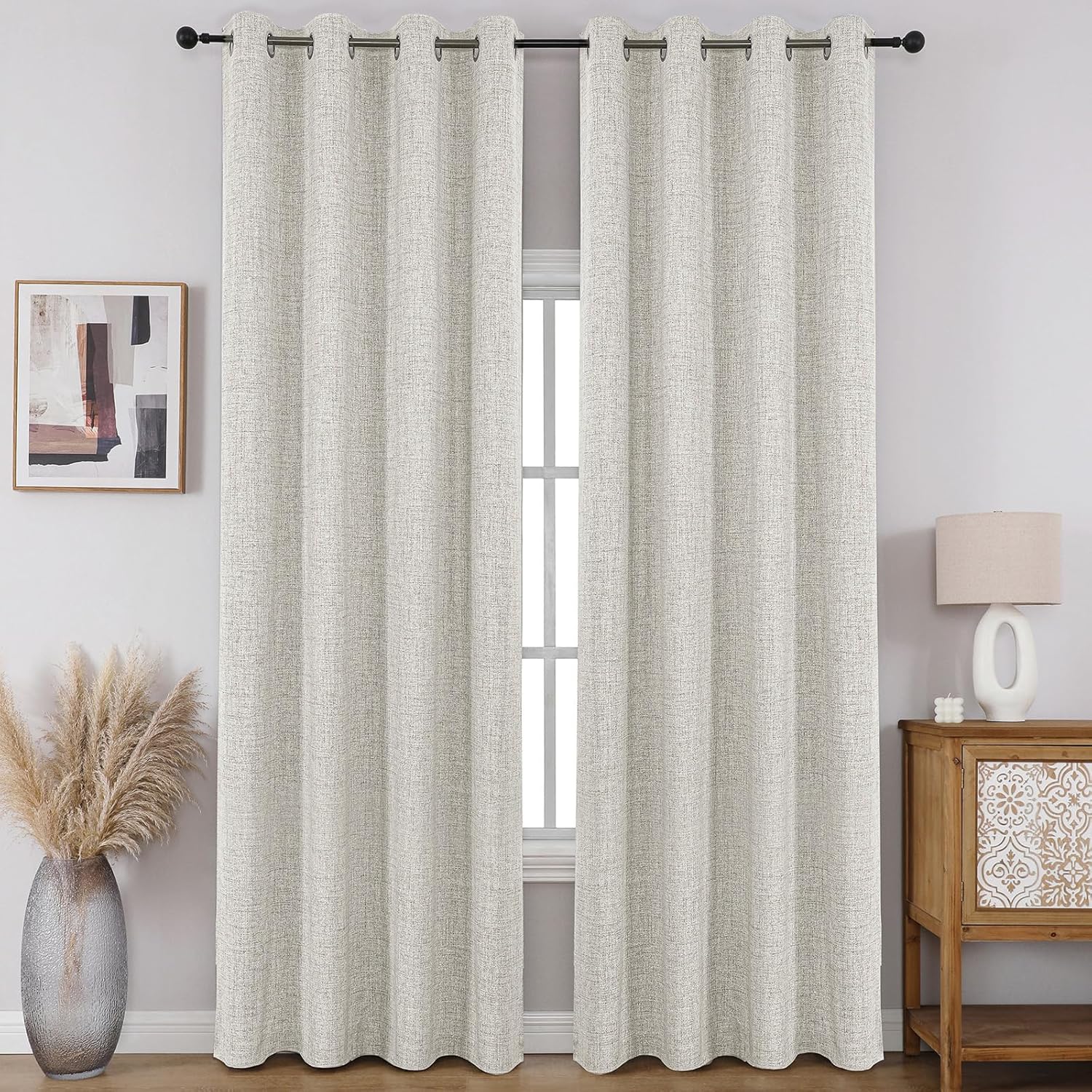 CUCRAF 100% Blackout Window Curtains for Total Darkness