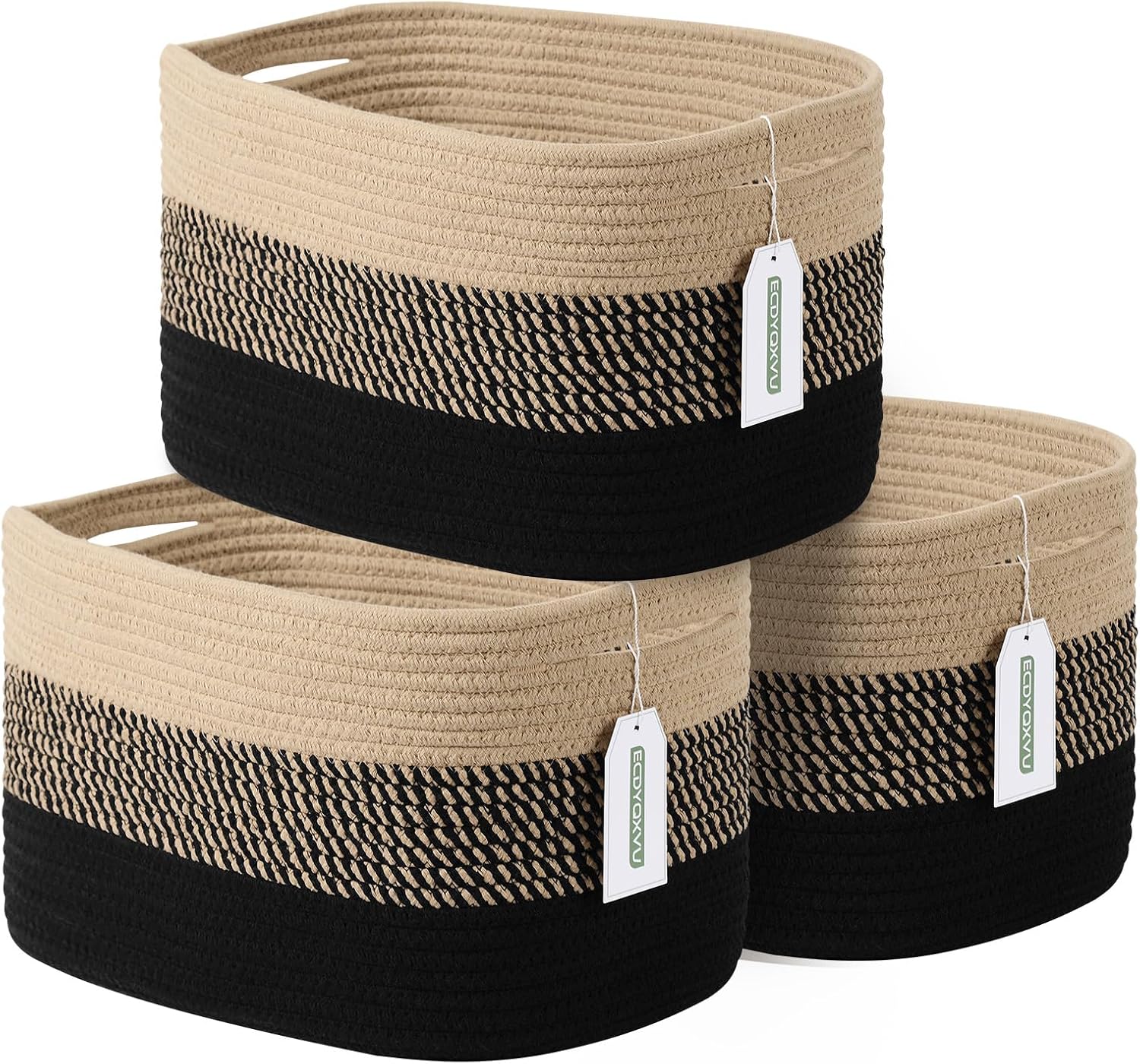 Cotton Rope Storage Basket for Stylish Home Organization
