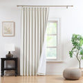Natural Bailey Pinch Pleated Blackout Curtain Panel 60in x 84in