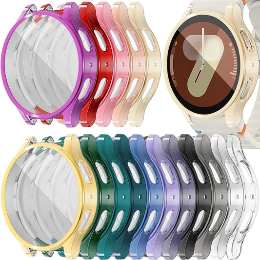 16 Pack Soft TPU Screen Protector Cases for Galaxy Watch7 - 16 Colors!