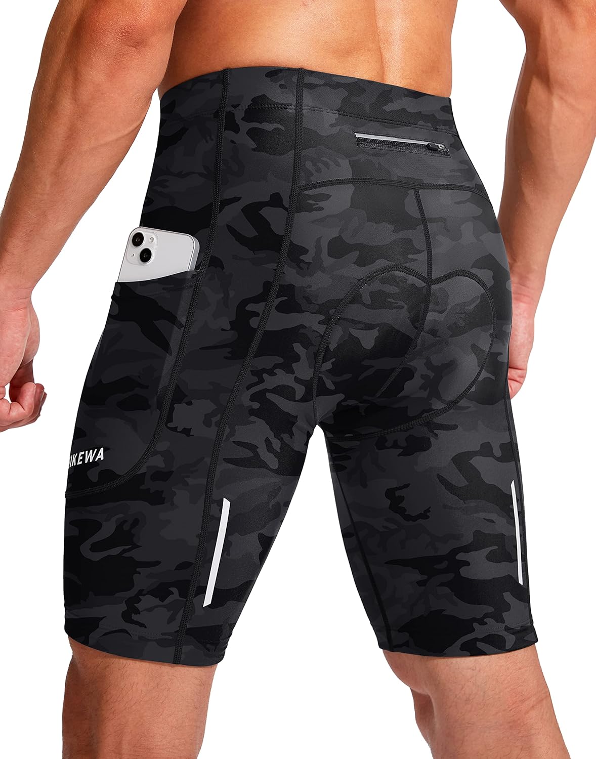 Bikewa Men's Bike Shorts with 3D Padding for Ultimate Comfort