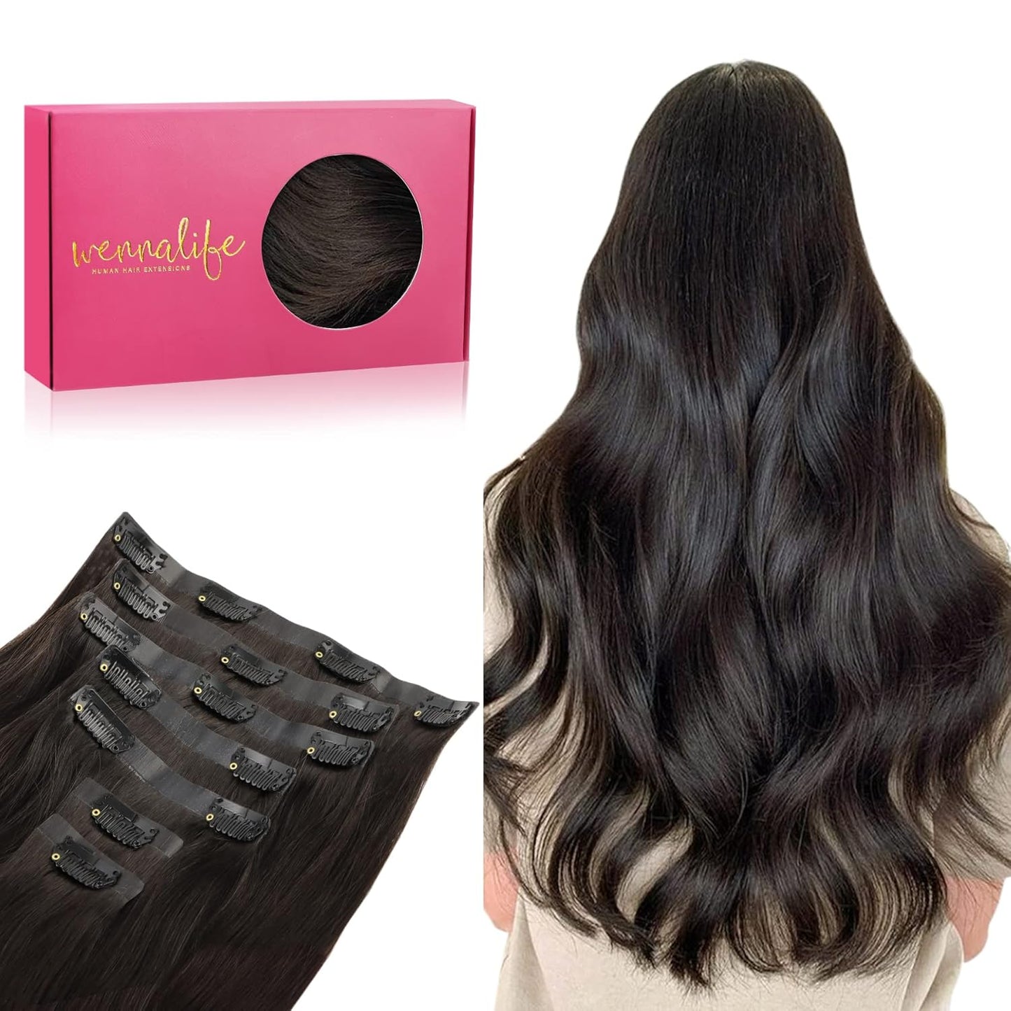 Seamless Clip In Hair Extensions for Natural Look and Comfort
