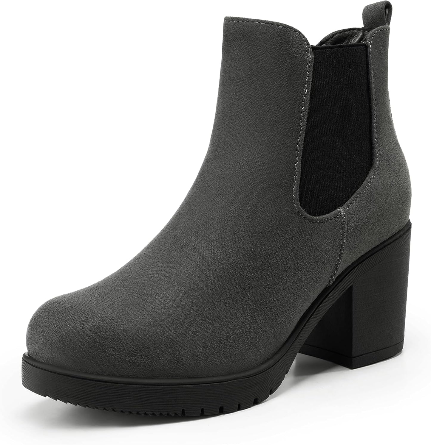 DREAM PAIRS Women's High Chunky Heel Chelsea Ankle Boots Review