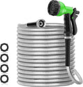 75ft Stainless Steel Garden Hose - Heavy Duty Flexible Water Pipe
