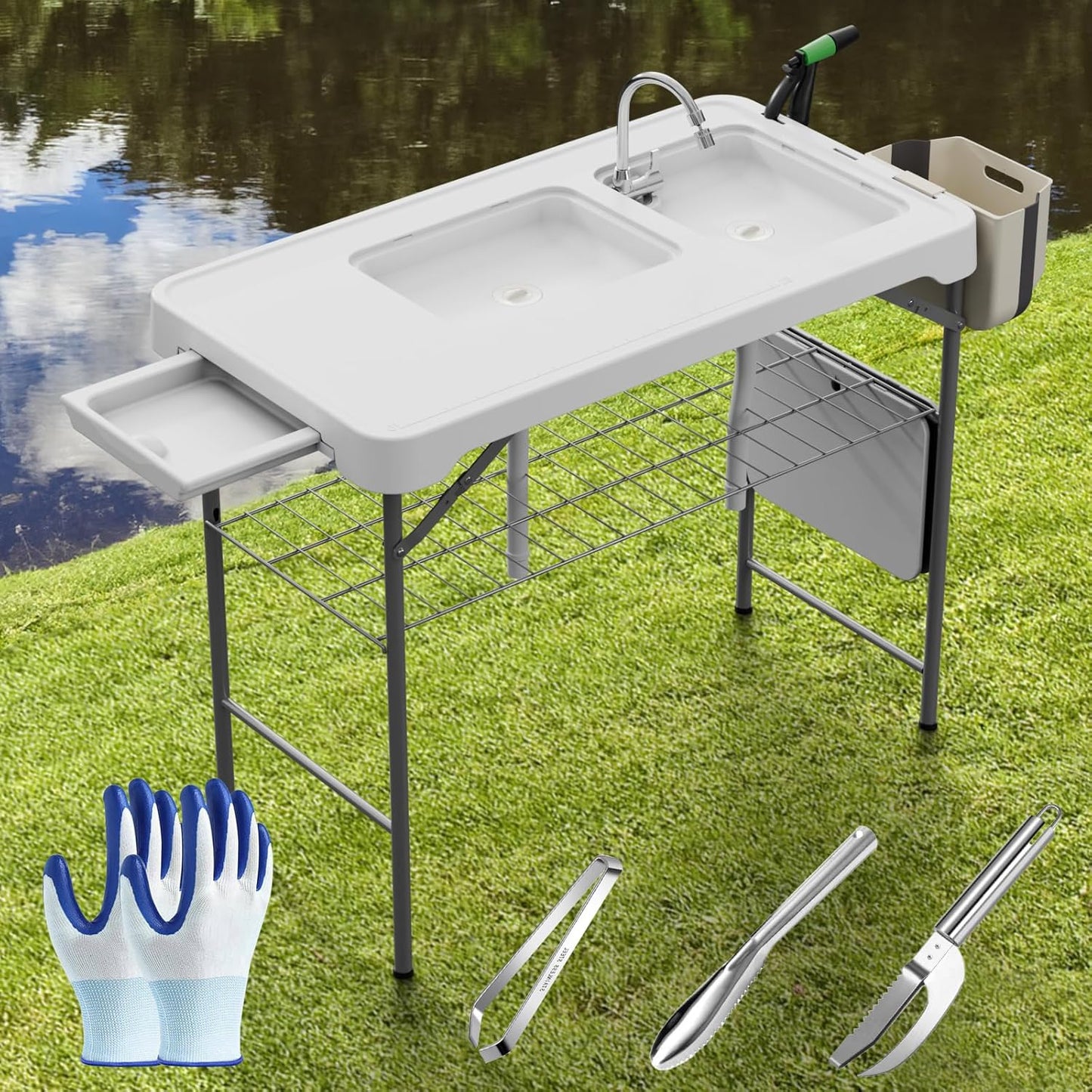 Portable Fish Cleaning Table - Easy Cleanup Anywhere!