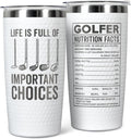 Golf Lover's 20 Oz Tumbler - Hilarious Gift for Him