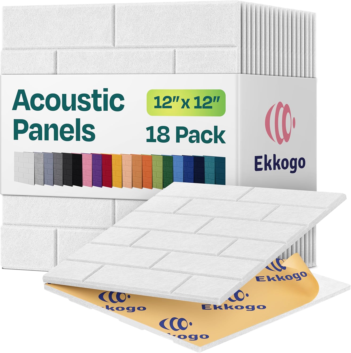 Acoustic Panels 18-Pack for Soundproofing - Premium Quality