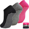 SkiBeaut Yoga Grips Non Slip Socks Pilates Sticky Grippers for Women
