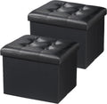 AmasSmile Storage Ottoman Foot Rest Stool for Comfort and Style