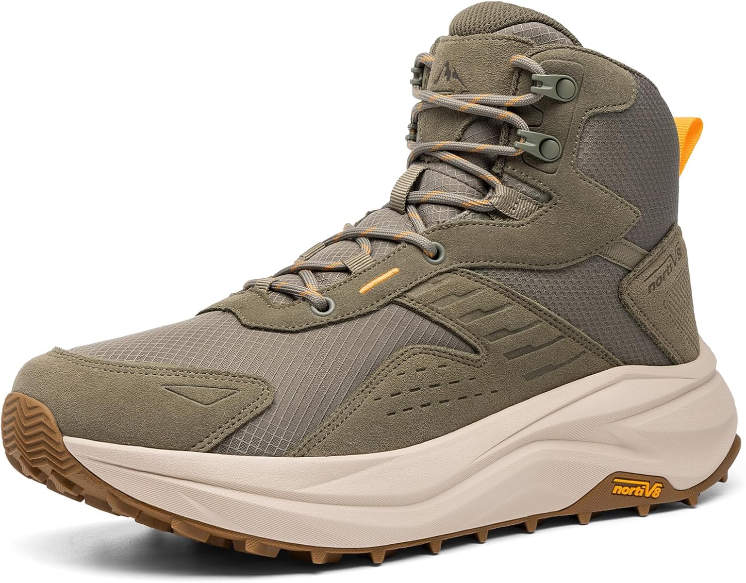 NORTIV 8 Men's Wide Toe Box Hiking Boots for Outdoor Adventures