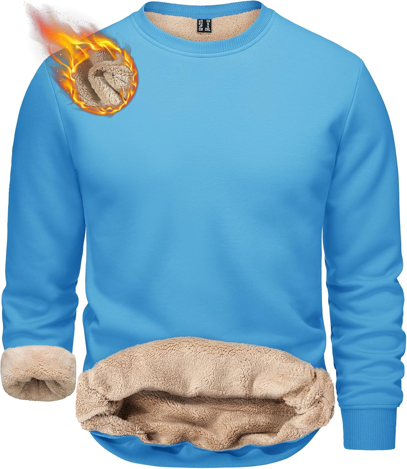 TACVASEN Men's Crewneck Sweatshirt for Ultimate Warmth and Comfort