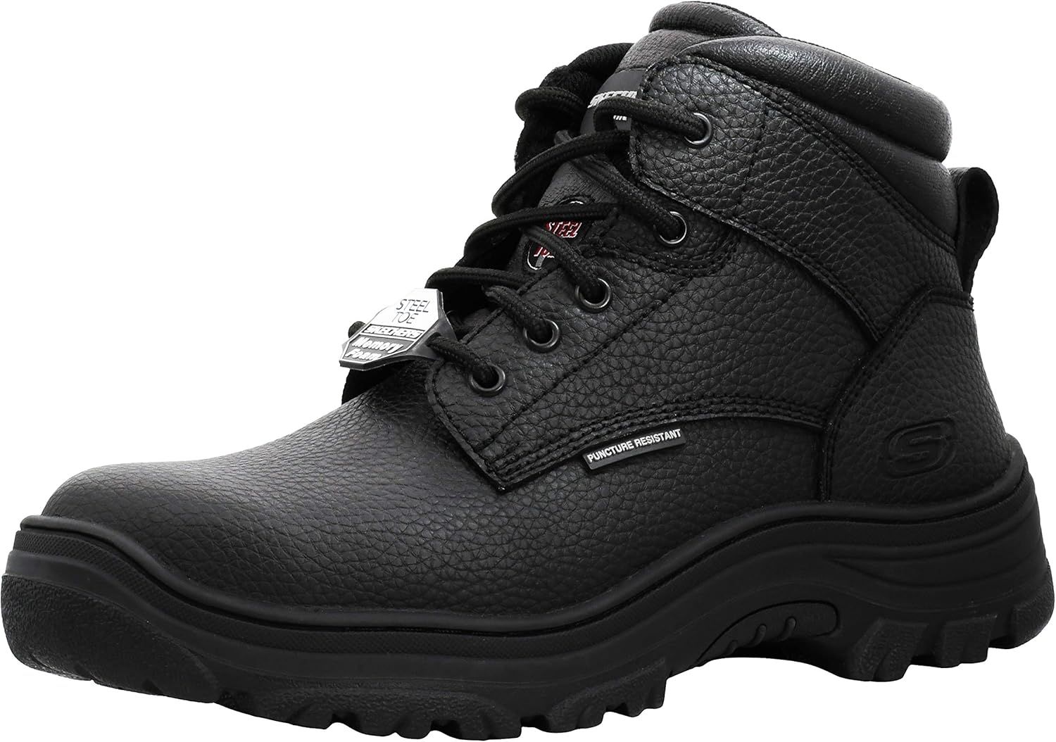 Skechers Men's Burgin-Tarlac Industrial Boot with Steel Toe