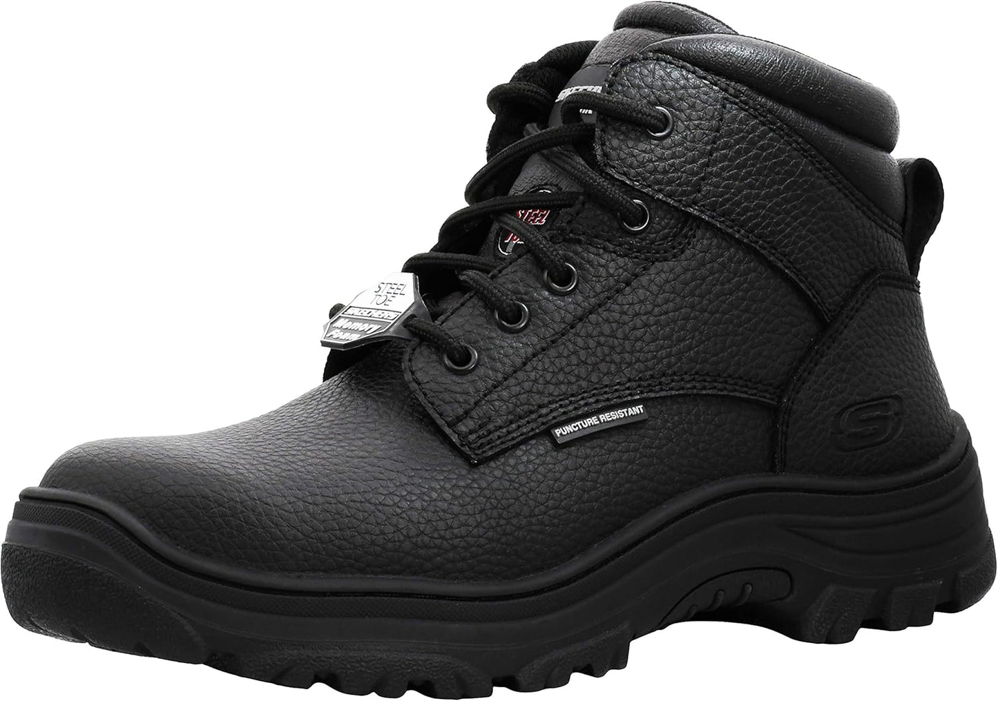 Skechers Men's Burgin-Tarlac Industrial Boot for Comfort and Safety
