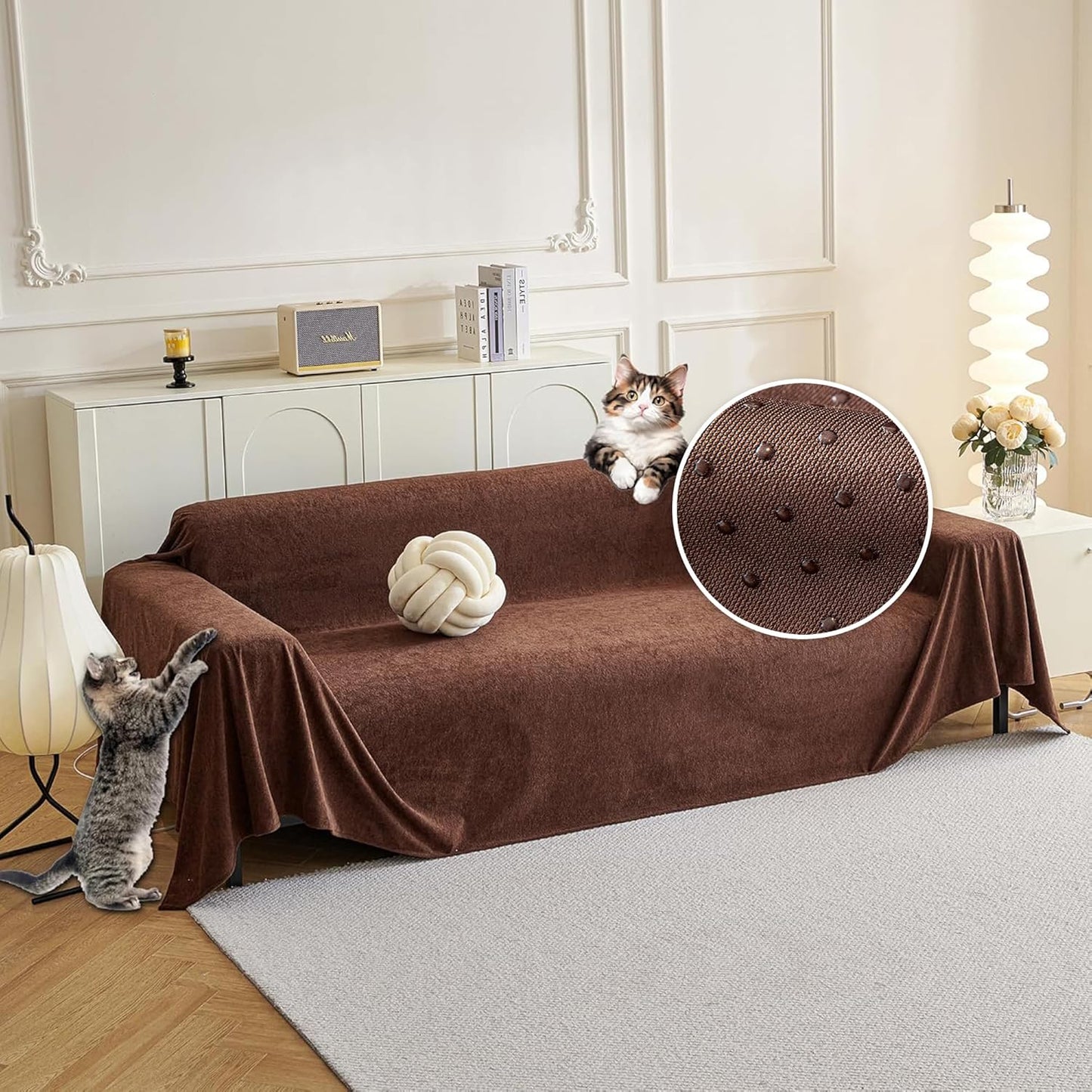 MYSKY HOME Sofa Covers for Dogs - Durable, Washable Protector
