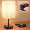 COZOO Bedroom Table Lamp with Remote Control - Dimmable USB Charging