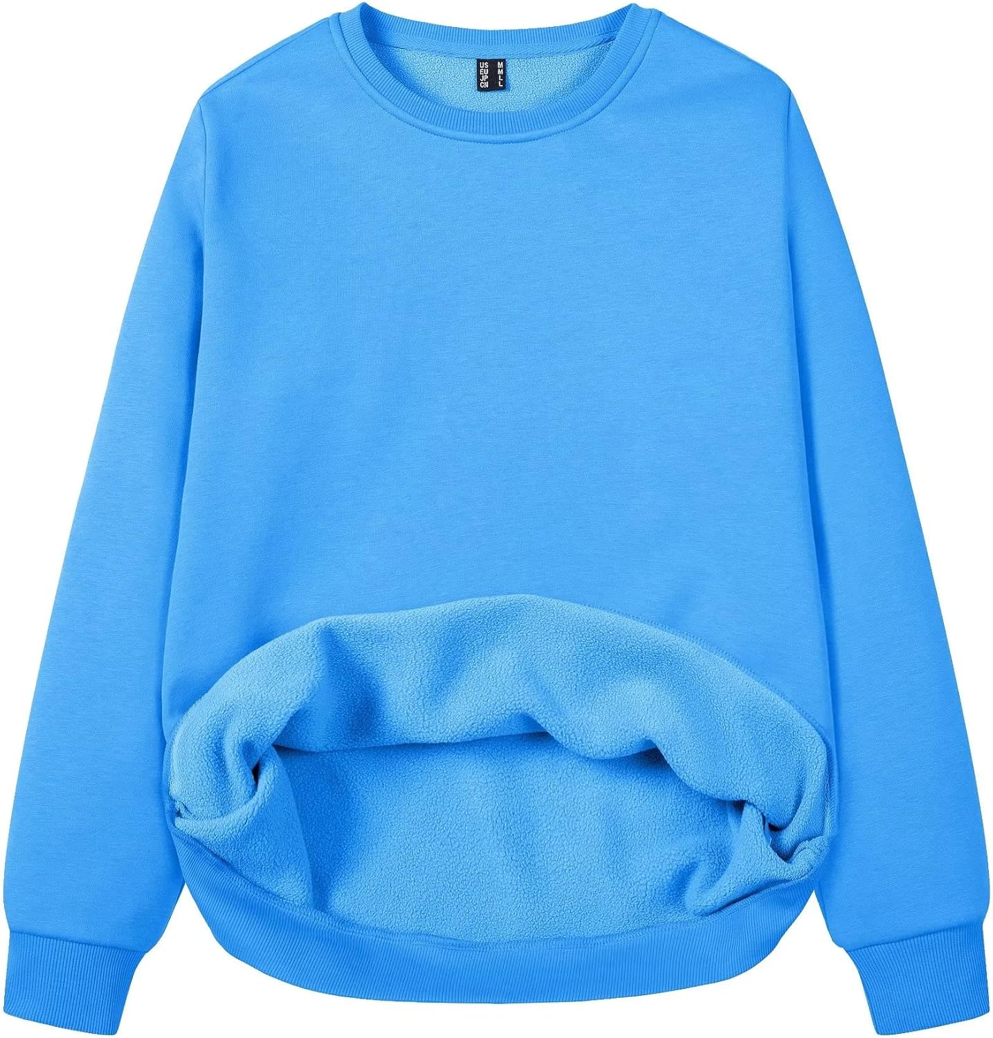 MAGCOMSEN Women's Fleece Lined Sweatshirt for Cozy Comfort