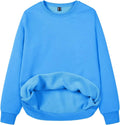 MAGCOMSEN Women's Fleece Lined Sweatshirt Crewneck - Warm (Style JR11)