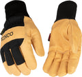 Kinco 1928KW Thermal Lined Grain Pigskin Work Glove - Warm, Durable