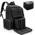 DSLEAF Tactical Range Pistol Backpack with 6 Pistol Cases - 9x