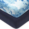 HonestBaby Fitted Crib Sheets Set 100% Organic Cotton - Sketchy Stripe