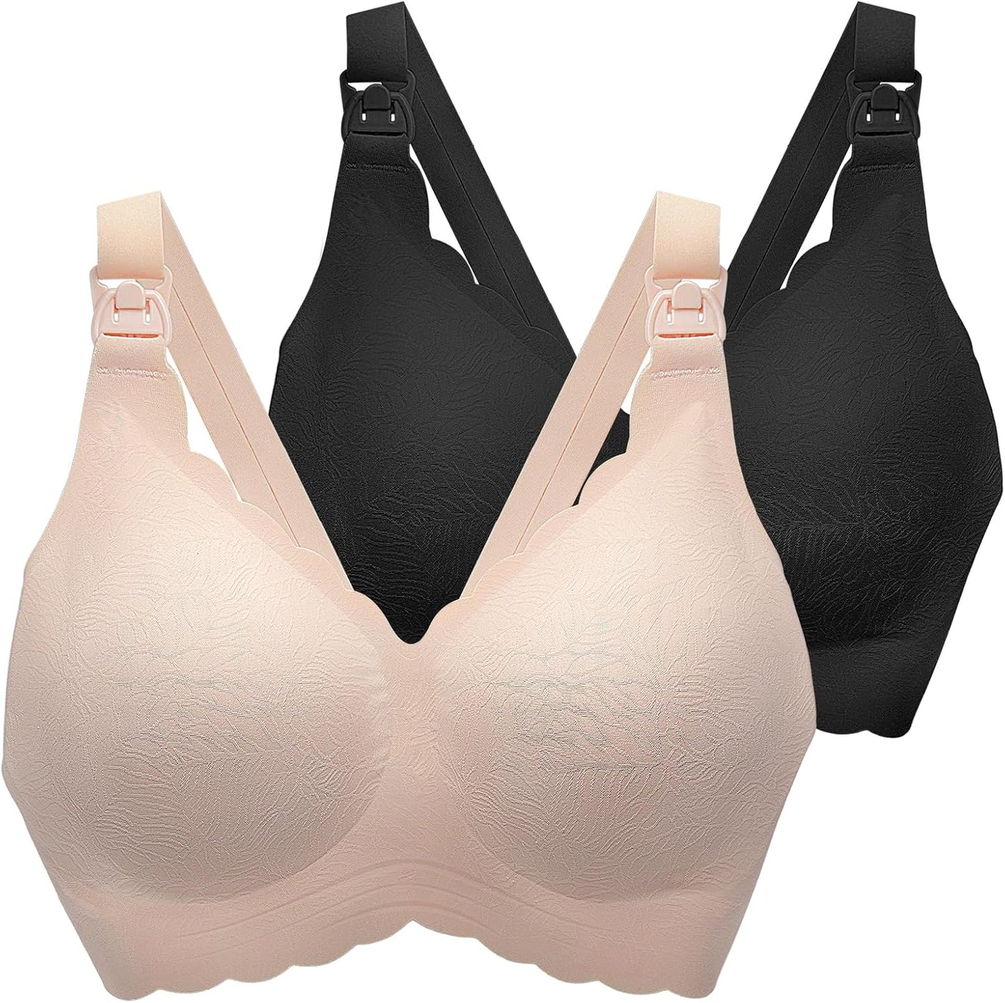 Nursing Bras for Breastfeeding - Seamless Ultra Comfort Design