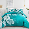 Menghomeus California King Comforter Set with Floral Design
