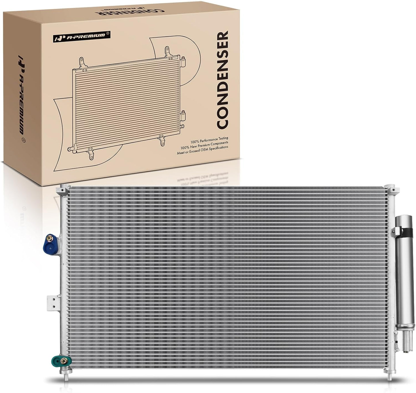 A-Premium A/C Condenser for 2006-2011 Honda Civic & Acura CSX