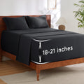 Bedsure Deep Pocket Queen Sheets Set - Soft, Moisture Wicking Fit