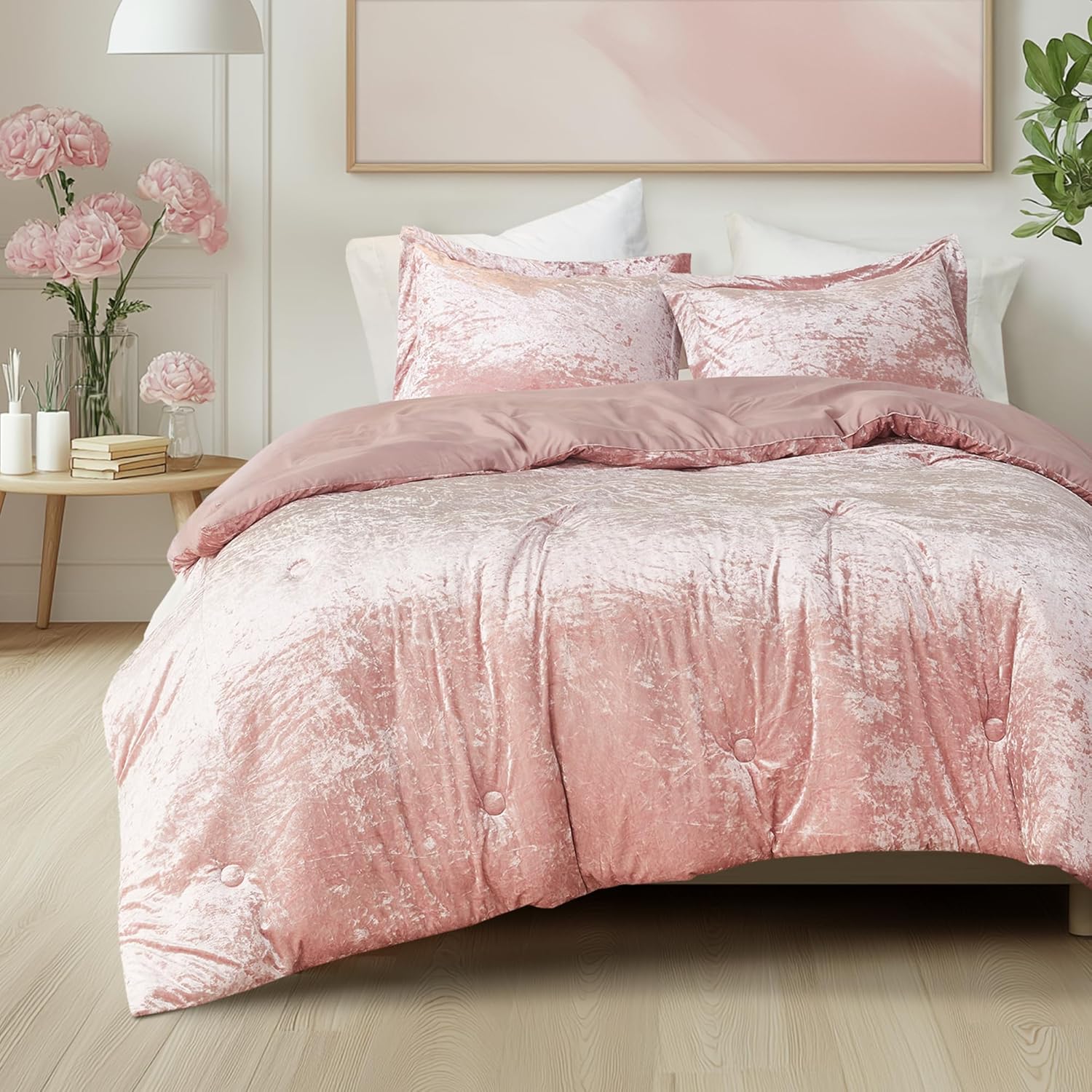 Luxurious Velvet Comforter Set for Cozy All Season Bedding
