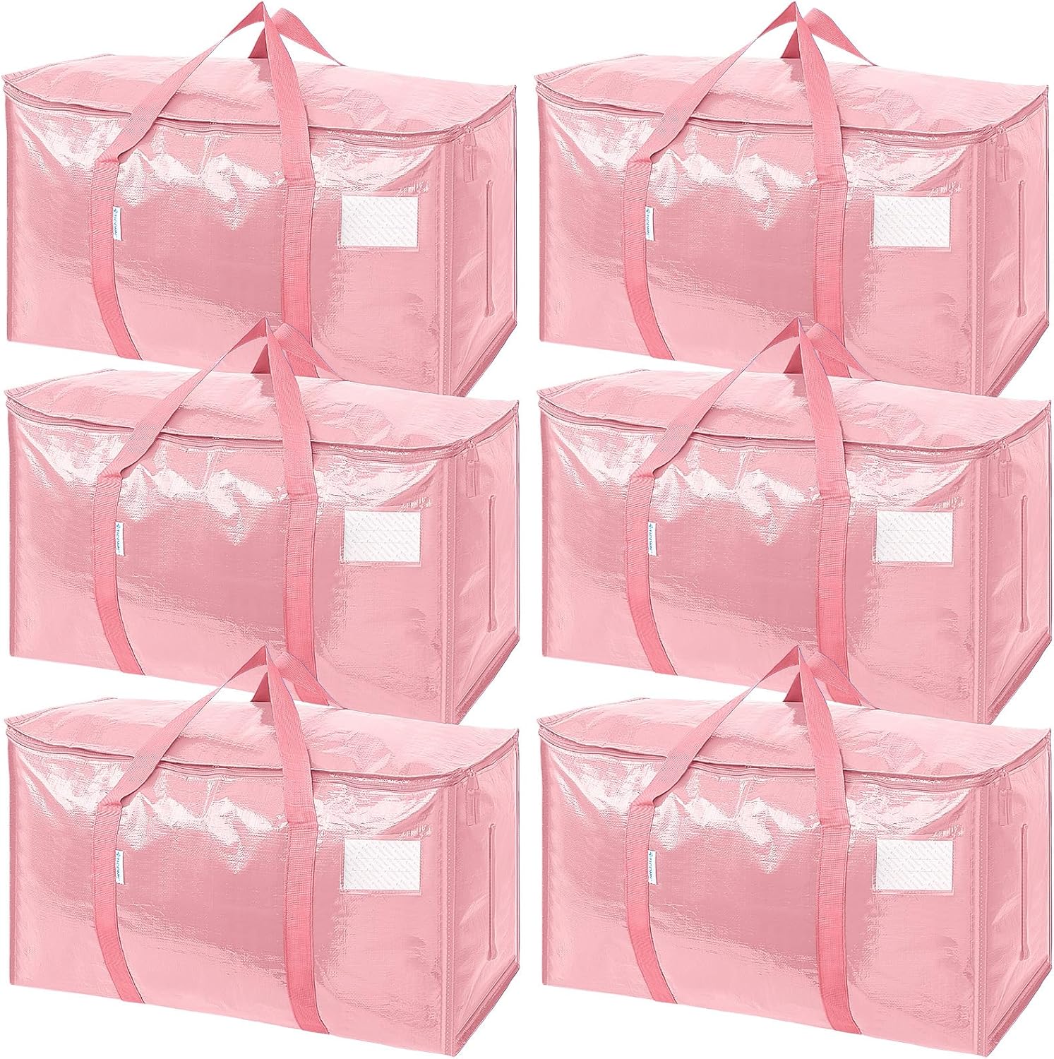 TICONN Extra Large Moving Bags with Zippers for Easy Storage