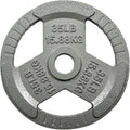 2-Inch Olympic Cast Iron Weight Plate 45 lb - Gray Enamel Finish