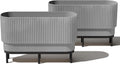 Veradek Demi Series Raised Long Planter for Modern Decor