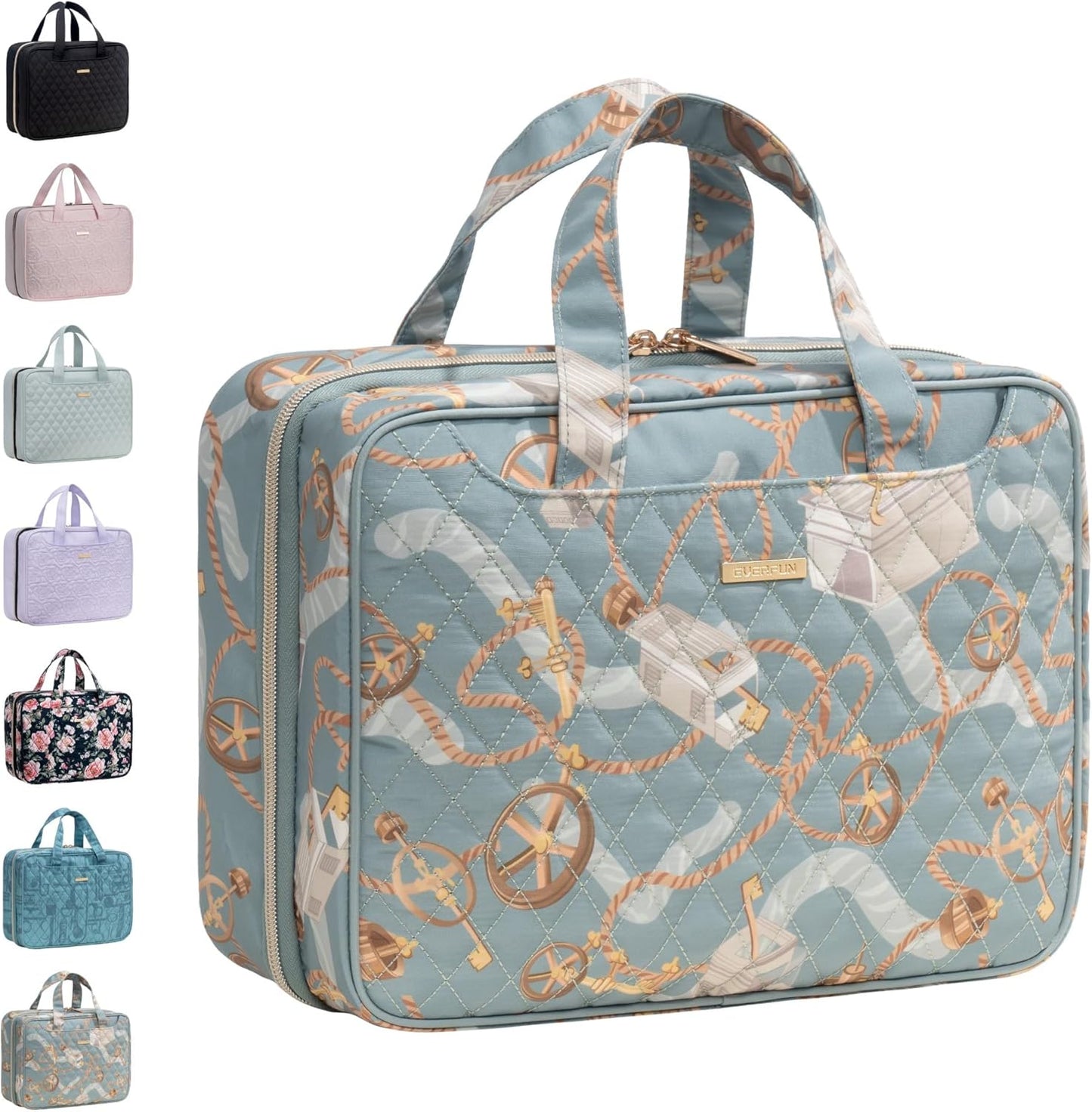 Everfun Hanging Travel Toiletry Bag for Women - Leakproof Organizer
