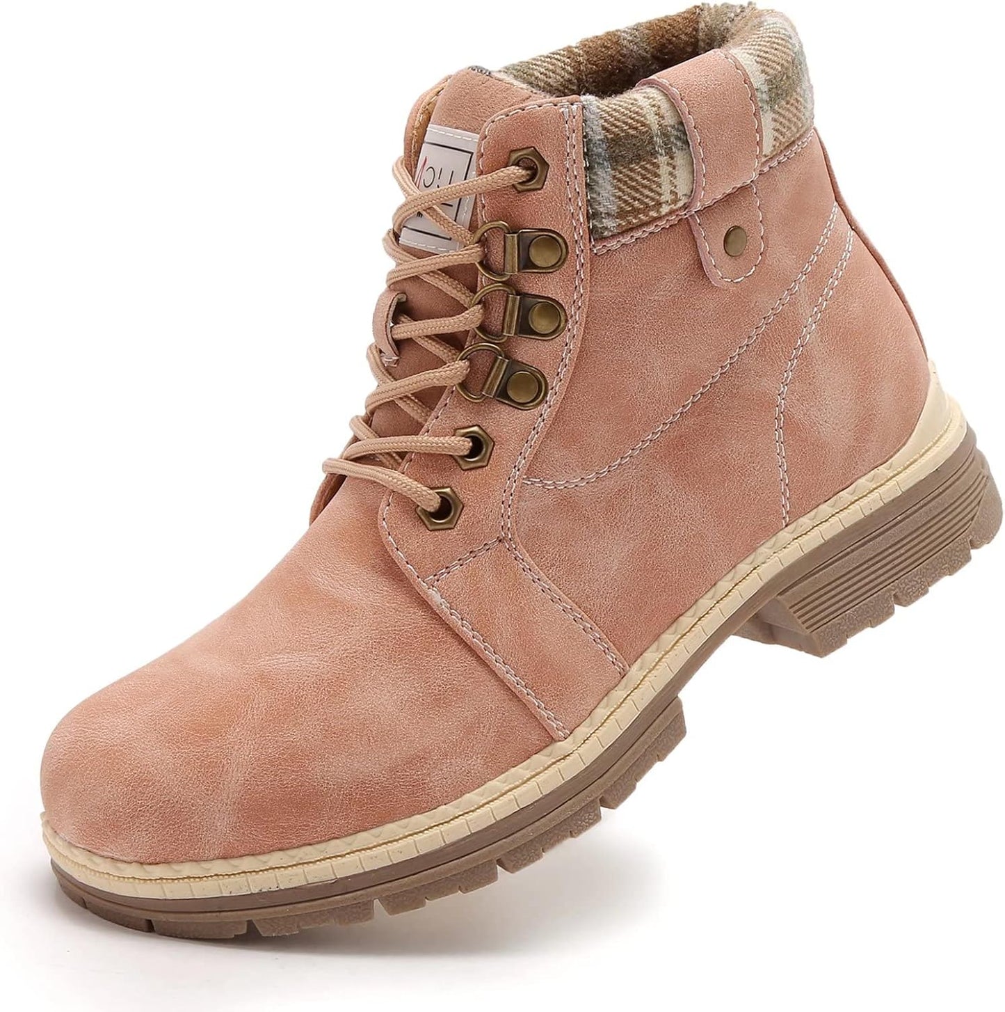 ANJOUFEMME Casual Winter Hiking Boots for Women - Stylish & Warm