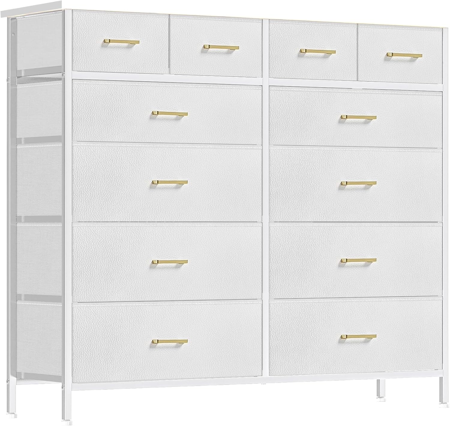 Chest of Drawers for Bedroom with 12 Deep Drawers Storage