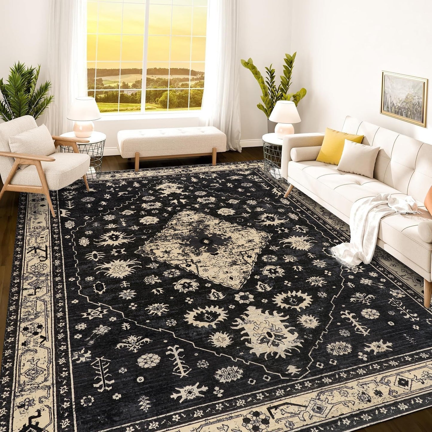 Istana 9x12 Area Rug - Stylish and Eco-Friendly Living Room Rug