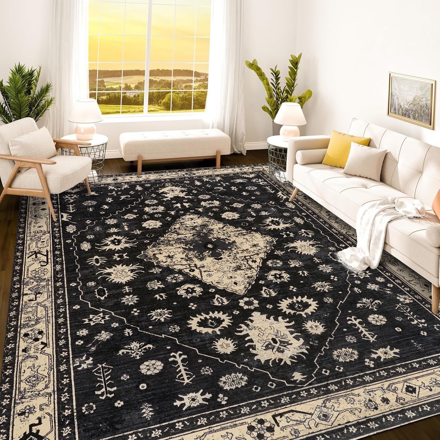 Istana 9x12 Area Rug - Stylish and Eco-Friendly Living Room Rug