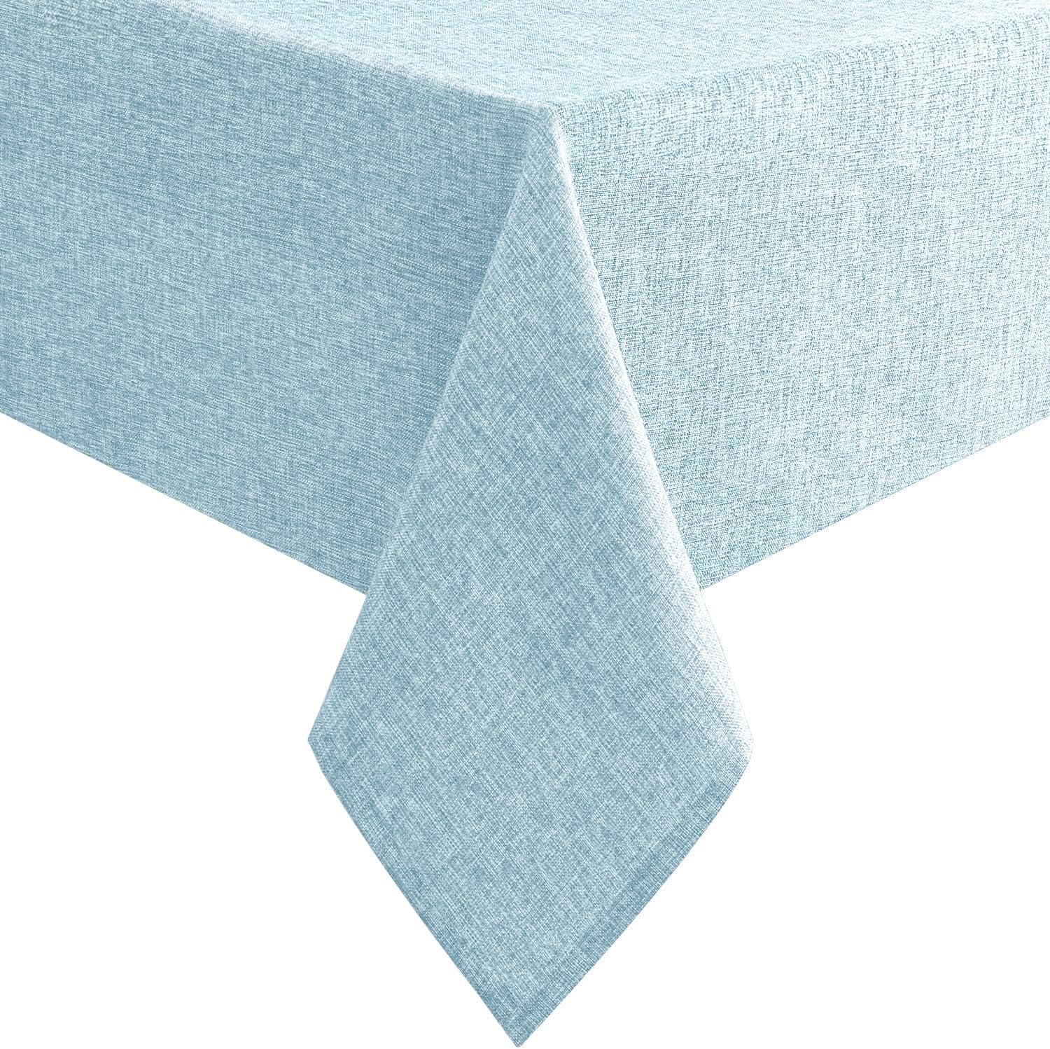 Hiasan Faux Linen Rectangle Tablecloth for Elegant Dining