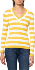 Nautica Ribbed Sweater: Cozy Long Sleeve Stripes
