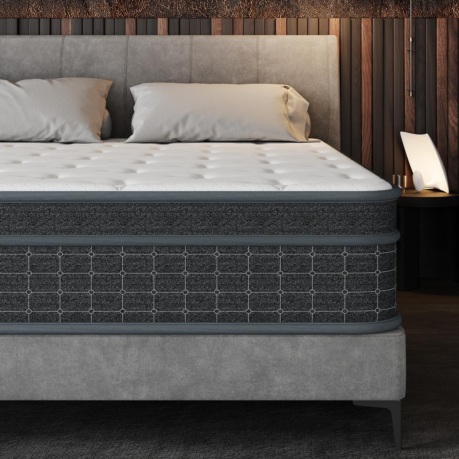UMN Full Size Mattress - 12 Inch Medium Firm Comfort & Support