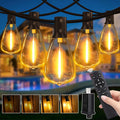 Outdoor String Lights Dimmable with Remote - 100 ft Warm Patio