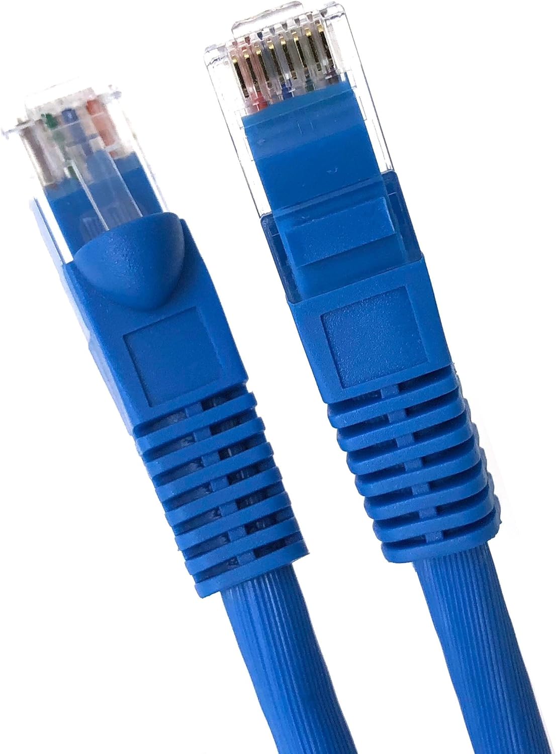 Micro Connectors 100 Feet Augmented CAT6A Blue 10GIGABIT Cable