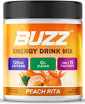 Morning Buzz Energy Drink Powder - Sugar-Free Peach Rita Boost