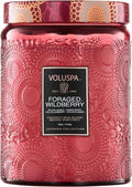 Voluspa Foraged Wildberry Soy Wax Jar Candle - Elegant Home Scent