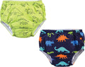 Hudson Baby Unisex Swim Diapers, Dinosaurs - Reusable UPF 50