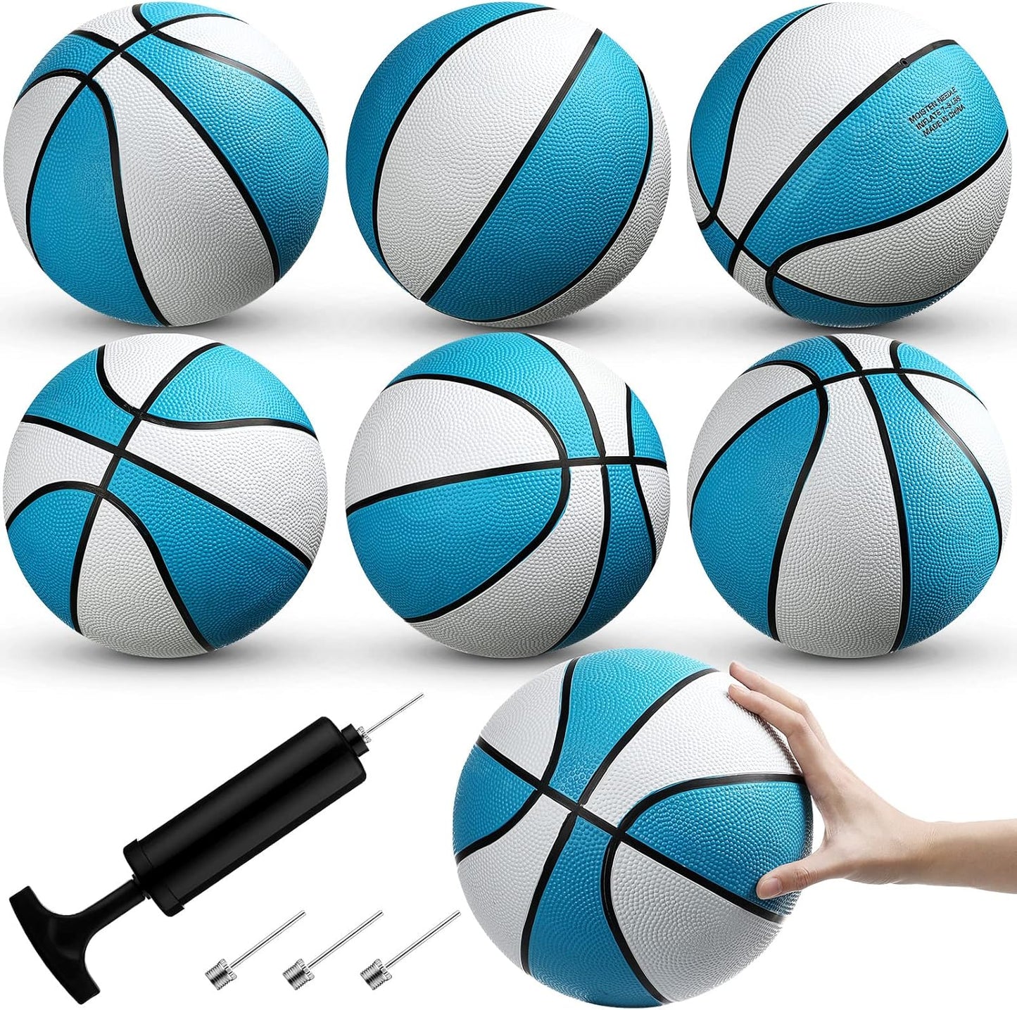 Honoson 6 Pack Water Basketballs for Pool Fun and Play