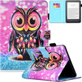 Case for All-New Kindle 10th Generation 2019 - PU Leather Folio Owl