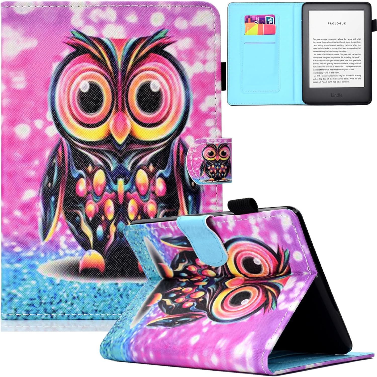 Case for All-New Kindle 10th Generation 2019 with Card Slots