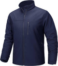 TACVASEN Men's Lightweight Softshell Jacket - Warm, Waterproof